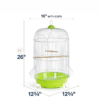 Classic Round Bird Cage, Green - Image 2